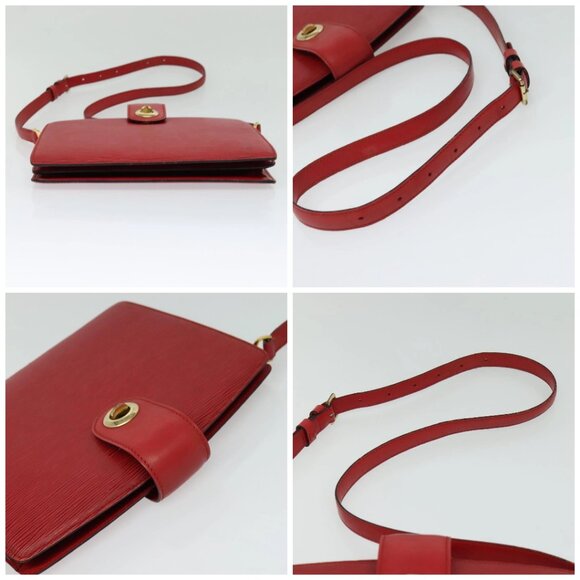 LOUIS VUITTON Epi Capuchin Shoulder Bag Red M52347 LV Auth 139777 - Picture 16 of 16
